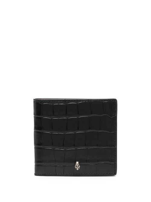 Portafoglio con logo ALEXANDER MCQUEEN | 649202DZTIY1000